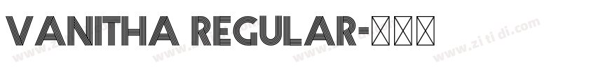 Vanitha Regular字体转换